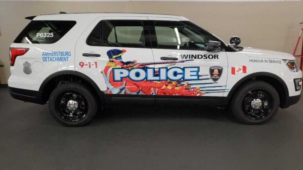 This is the design chosen by residents of Amhertsburg for police vehicles when Windsor police takes over responsibilities in 2019. ( submitted by the Town of Amherstburg )