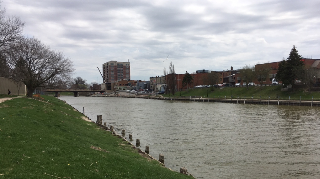 Thames River in Chatham-Kent, Ont., on Wednesday, May 2, 2018. (Chris Campbell / CTV Windsor)