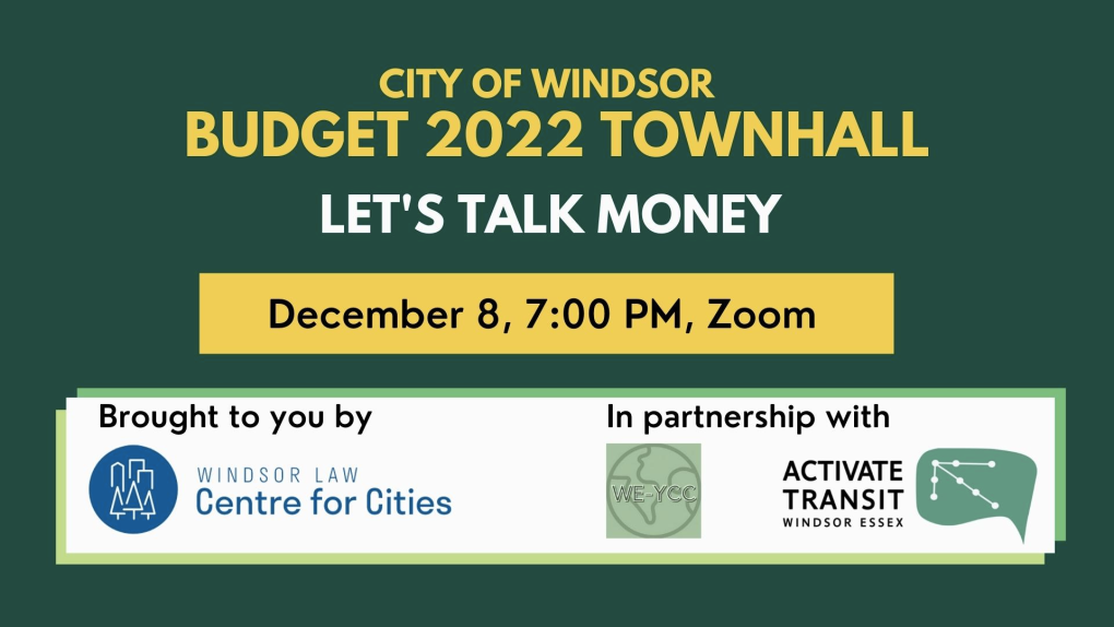 A virtual town hall event was interrupted by racist images and comments on Wednesday, Dec. 8, 2021. (Source Windsor Law Centre for Cities)