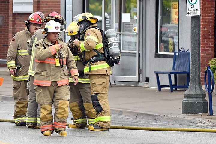 Chatham-Kent firefighters rotate shifts during state of emergency in Wheatley. (Courtesy: Chatham-Kent Fire)
