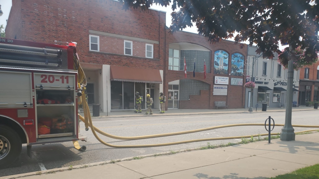 Firefighters respond for reports of Hydrogen Sulfide gas in Wheatley, Ont. on Monday, July 19, 2021. (Source: Municipality of Chatham-Kent)