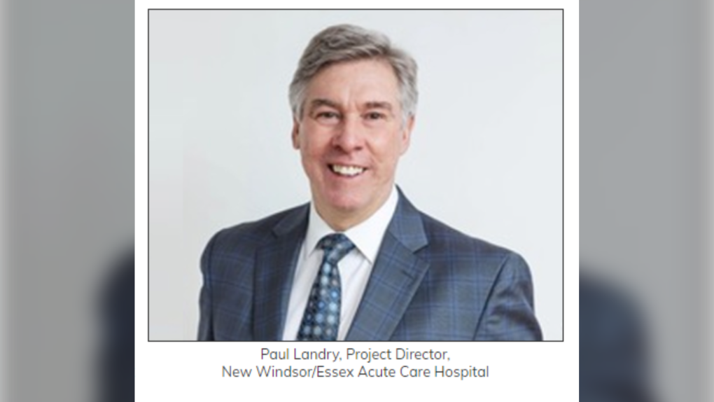 Paul Landry has been selected as Windsor Regional Hospital's project director for the new acute care hospital. (Courtesy Windsor Regional Hospital)
