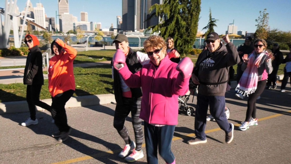 330 participants took part in the CIBO Run for the Cure at Festival Plaza in Windsor, Ont. on Sunday, Oct. 2, 2022. (Chris Campbell/CTV News Windsor)
