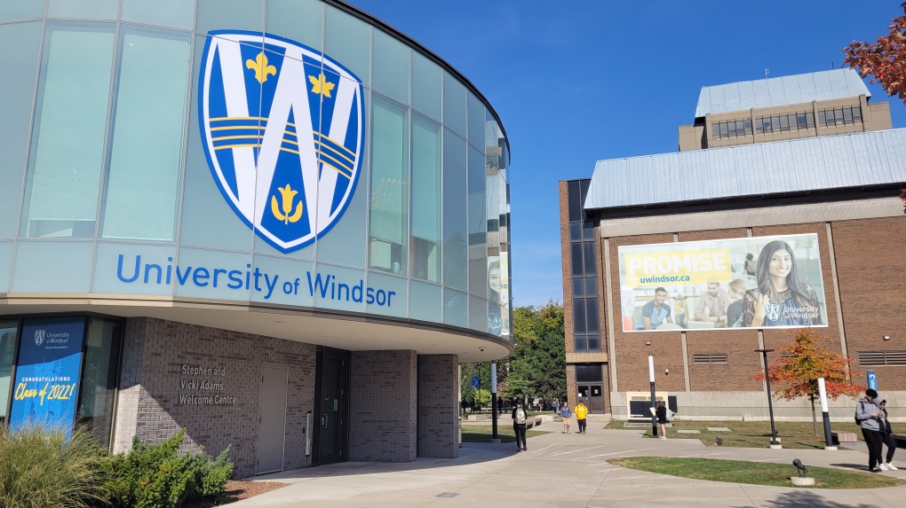 University of Windsor campus in Windsor, Ont., on Oct. , 2022. (Sanjay Maru/CTV News Windsor)