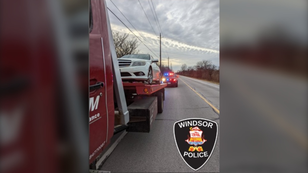 Police say a driver was clocked travelling 115 kilometres per hour in a posted 50 km/hr zone in Windsor, Ont. (Source: Windsor police)