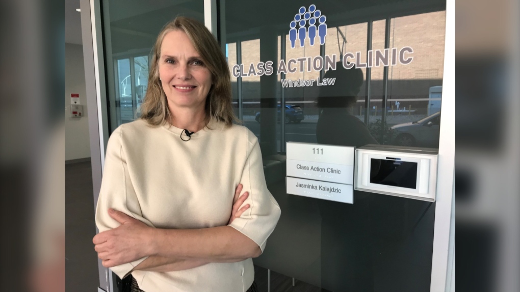 Jasminka Kalajdzic is the director of the Class Action Clinic at the University of Windsor. (Michelle Maluske/CTV News Windsor)
