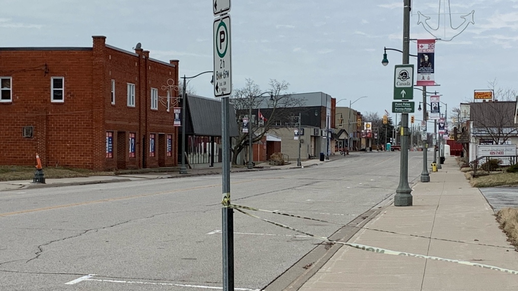 Downtown Wheatley, Ont. on Wednesday, March 30, 2022. (Chris Campbell/CTV Windsor)