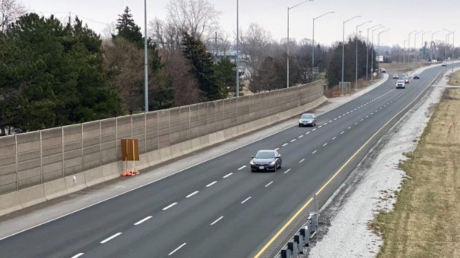 E.C. Row Expressway in Windsor, Ont., on Wednesday, April 6, 2022. (Source: City of Windsor)