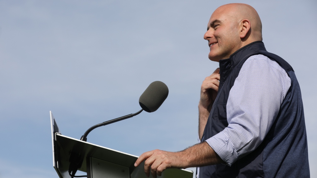 Ontario Liberal Leader Steven Del Duca attends an announcement in Etobicoke, Ont., on Wednesday, May 11, 2022. THE CANADIAN PRESS/Chris Young