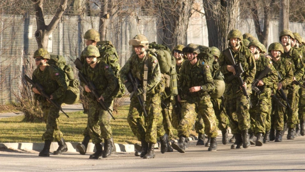 Canadian Army fitness march. (Source:31 CBG/Twitter)