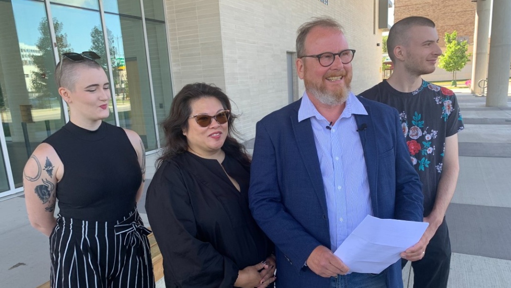 City councillor Chris Holt announced he’s launching a campaign to be the next mayor in Windsor, Ont., on Tuesday, July 12, 2022. (Rich Garton/CTV News Windsor) 
