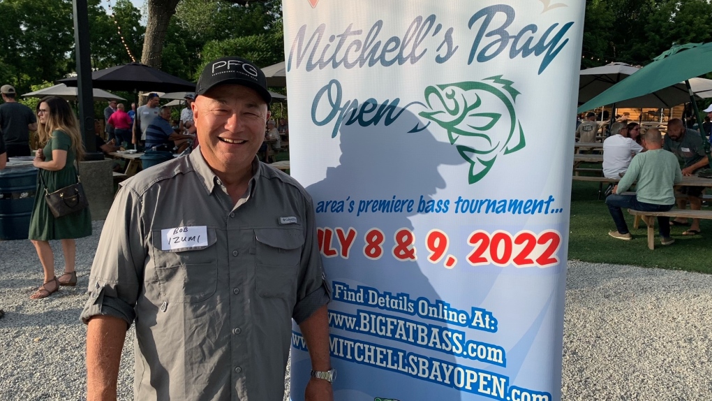 One of Canada’s most recognized anglers, Bob Izumi on Thursday, July 7, 2022. (Chris Campbell/CTV News Windsor)