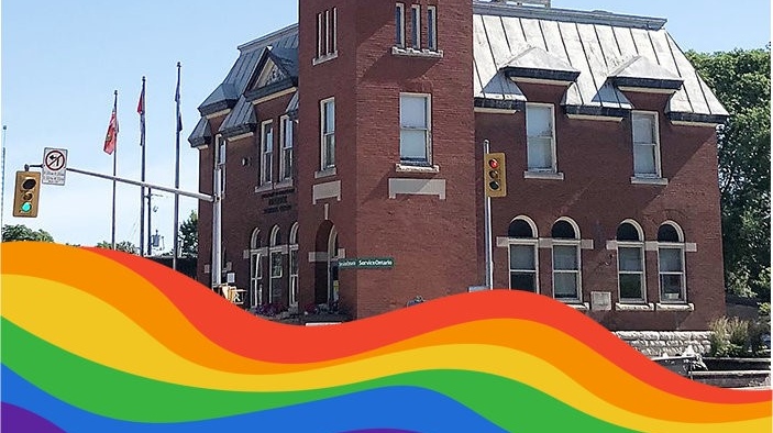 The Dresden Community Care Group proposed the installation of a rainbow crosswalk at the intersection of Main Street and St. George Street. (Source: Dresden Community Care Group) 
