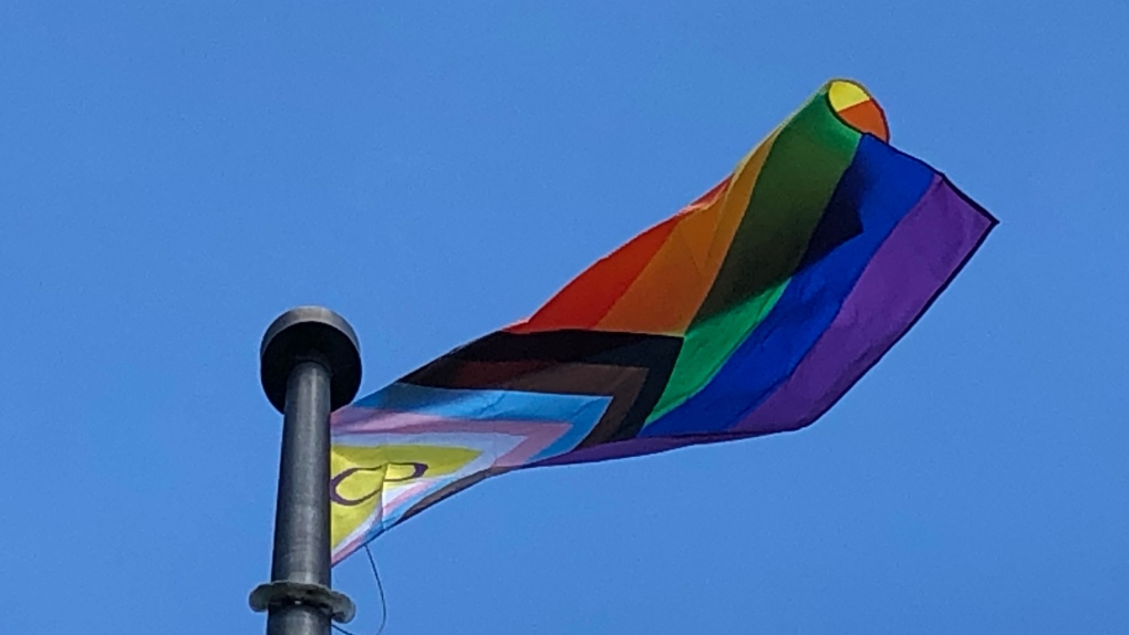 Start of Windsor Pride Fest marked with flag raising at Charles Clark
