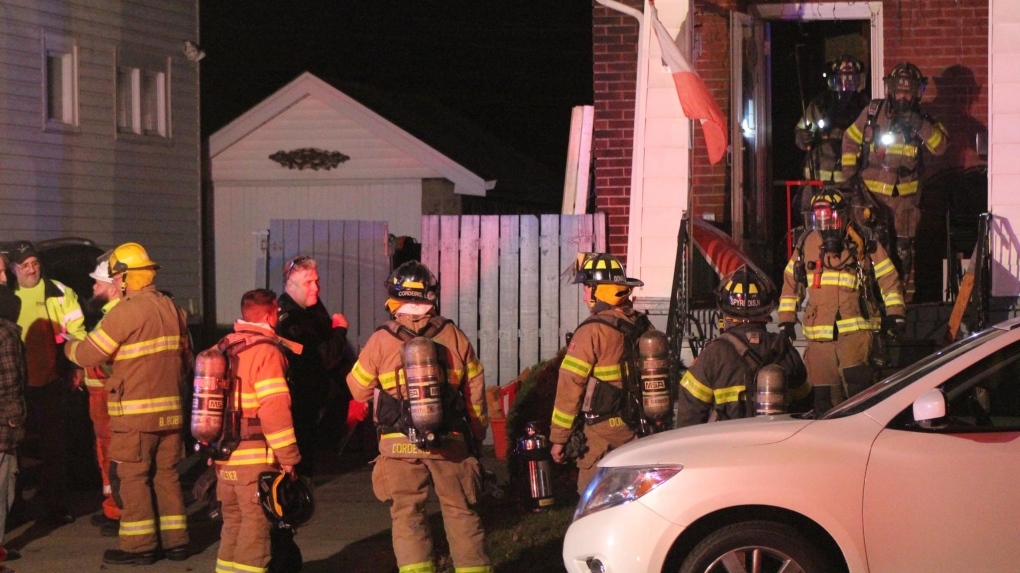 Fire Displaces Five People From Windsor Home | CTV News