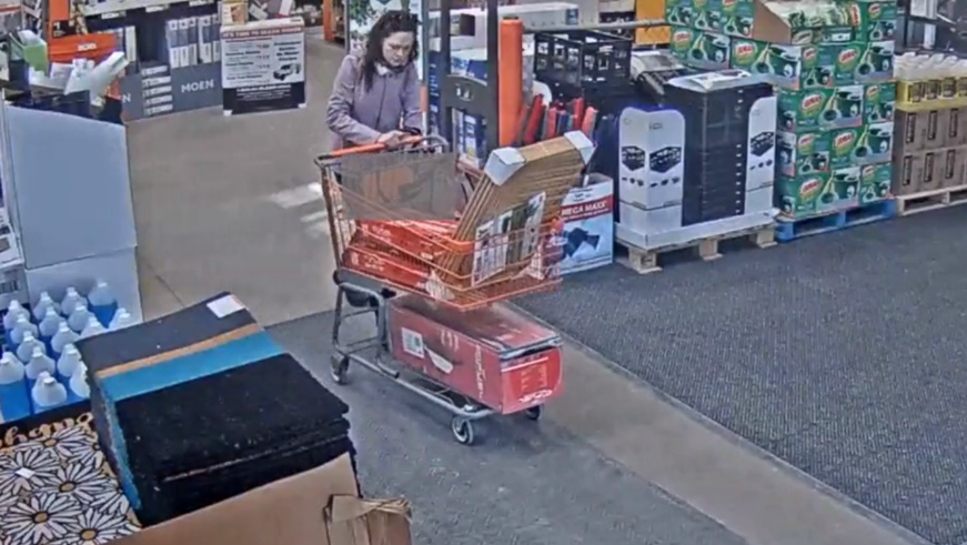 Windsor police are asking for the public's help identifying this woman in relation to a theft investigation in east Windsor, Ont. (Source: Windsor Police Service)