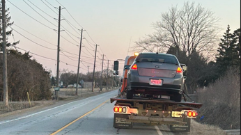 A man was clocked driving nearly double the speed limit and has been charged with stunt driving in LaSalle, Ont. (Source: LaSalle Police Service/Twitter)