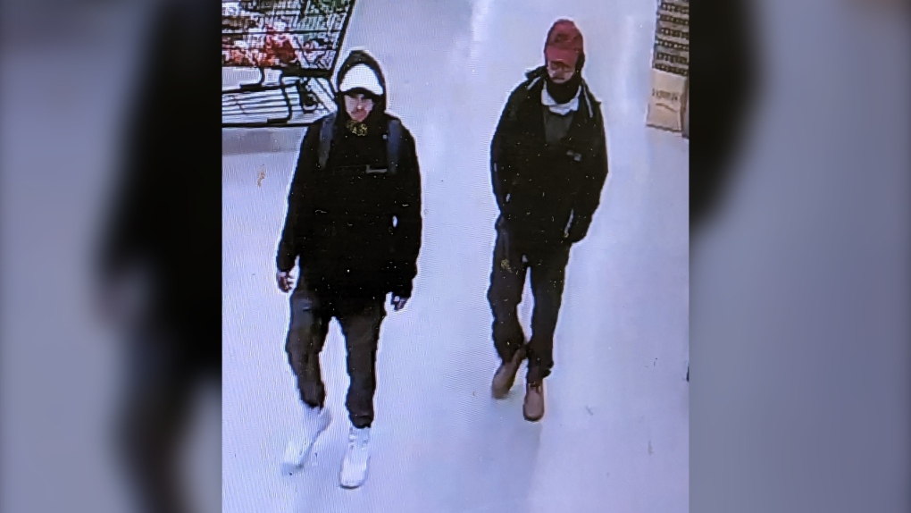 Windsor Police are asking for the public's help identifying two suspects after an armed robbery at a grocery store on Tecumseh Road. (Source: Windsor police)