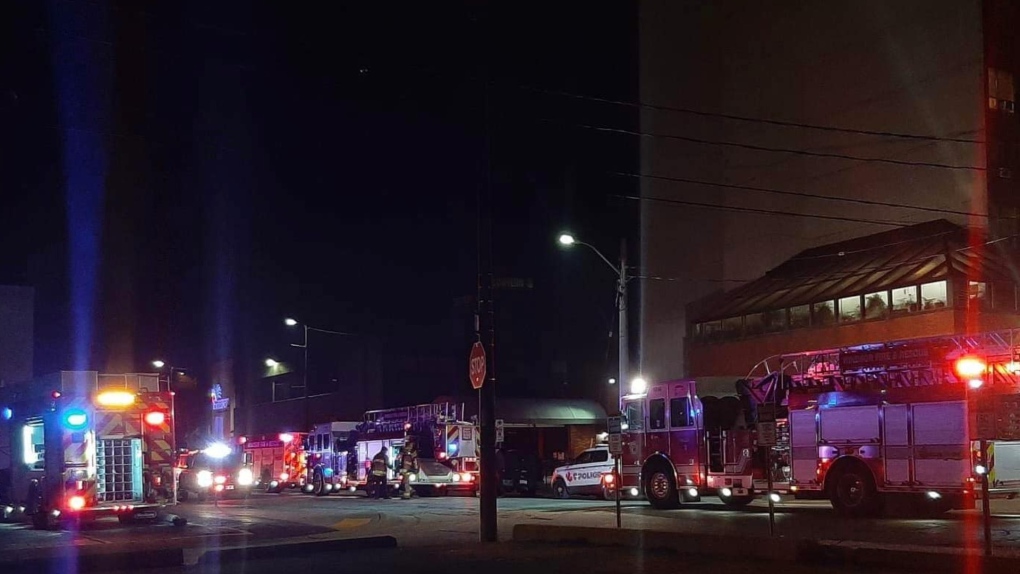 Windsor fire crews respond in the 300 block of Tuscarora St. on March 5, 2023. (Source: Unofficial: On Location/Facebook)