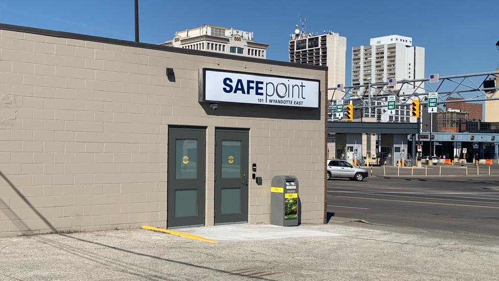 SafePoint Consumption and Treatment Services Site at 101 Wyandotte Street East in Windsor, Ont. on April 13, 2023. (Chris Campbell/CTV News Windsor) 