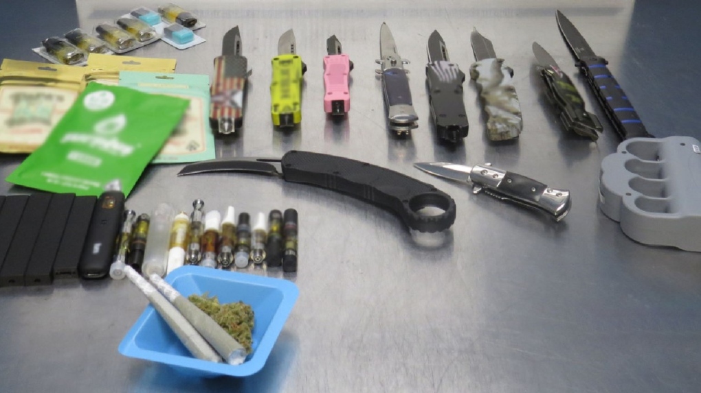 Weapons And Cannabis Seized At Ambassador Bridge Border Crossing | CTV News