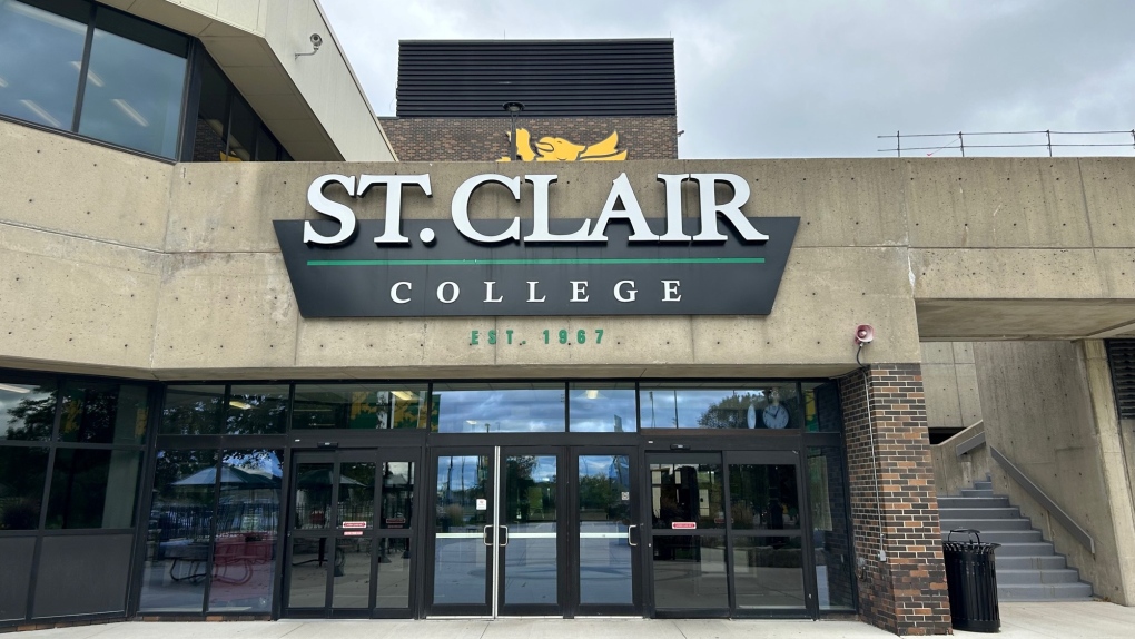St. Clair College in Windsor, Ont., on Wednesday, Aug. 30, 2023. (Melanie Borrelli/CTV News Windsor) 