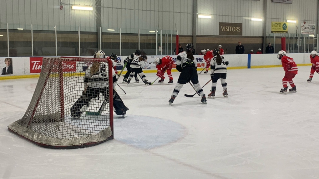 Players hit the ice at the Windsor Wild Winter Female Hockey Tournament ...