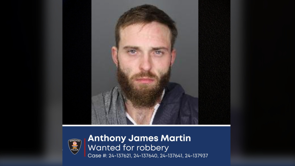 Anthony James Martin. (Source: Windsor police/X)