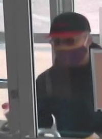 Robbery suspect surveillance image